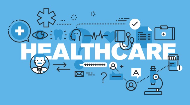 Healthcare industry marketing visual